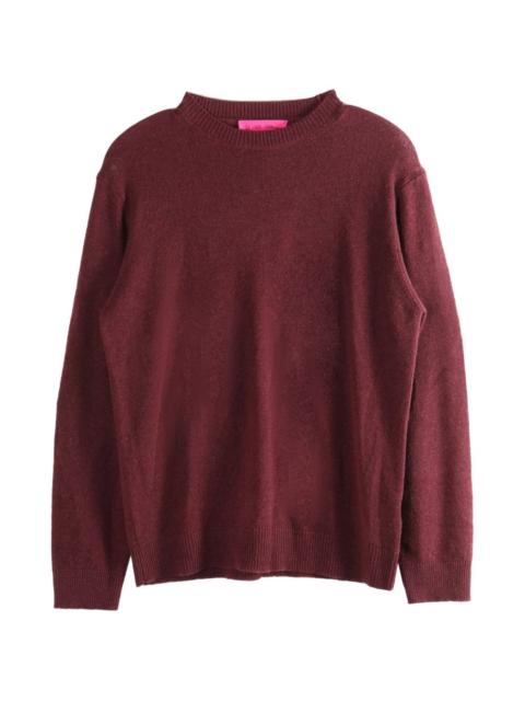 crew-neck long-sleeve sweater