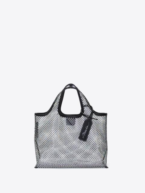 Crystal Mesh Mini Market Tote
