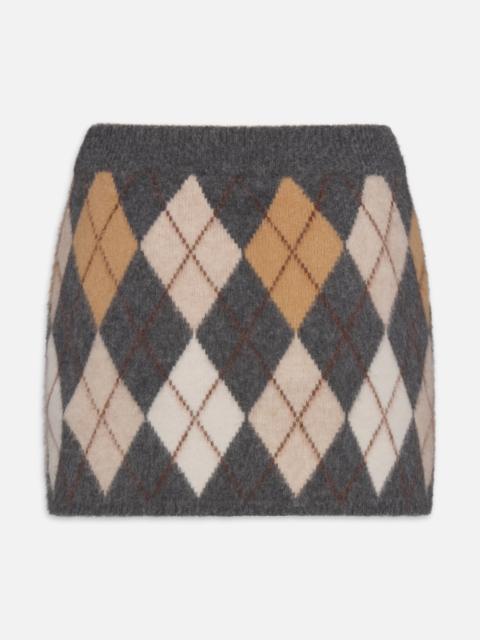 The Brushed Argyle Skirt