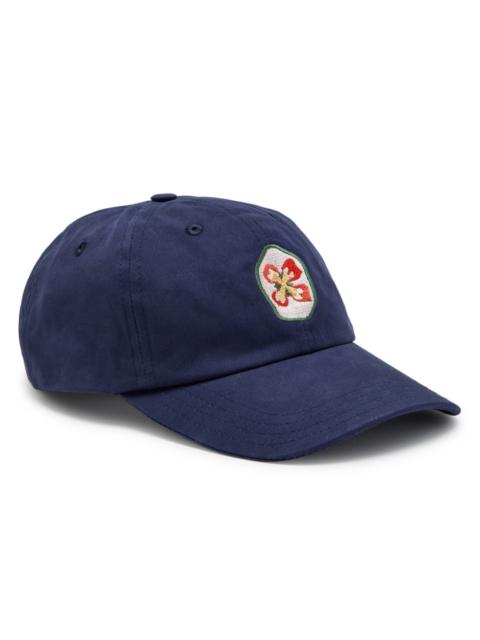 Drake's Petal Flower Appliquéd Cotton cap