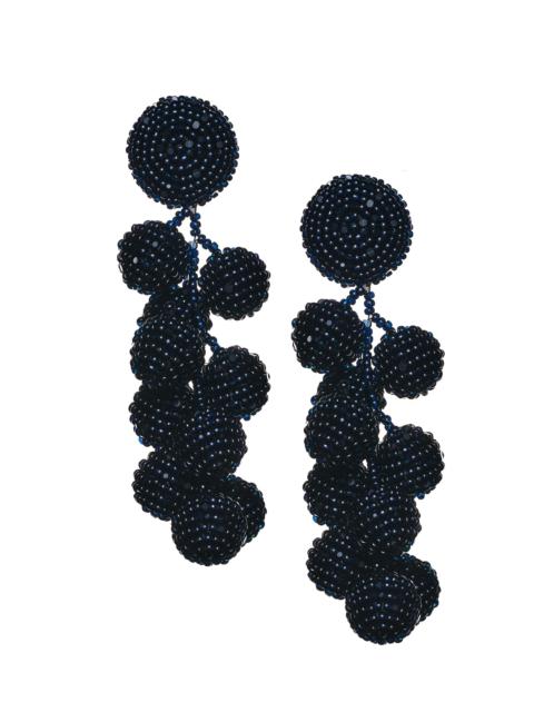 COCONUTS EARRINGS - NAVY
