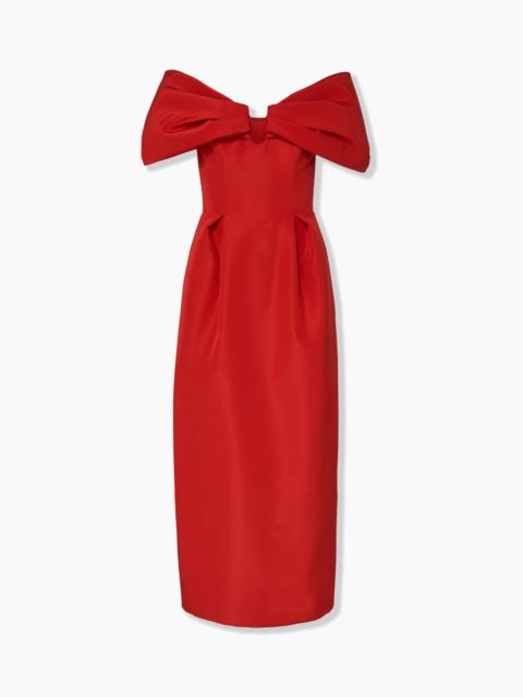 Off-Shoulder Column Dress