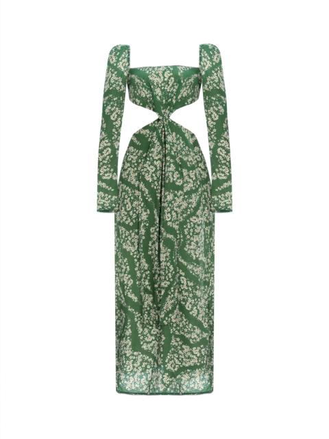 Cuarzo Astro Esmeralda Maxi Dress