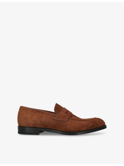 Classic Suede Penny Loafers