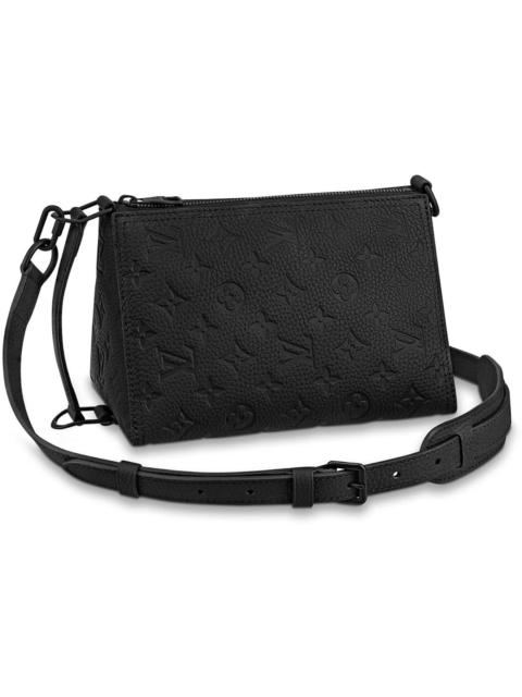 Louis Vuitton Triangle Messenger Monogram Taurillon Black