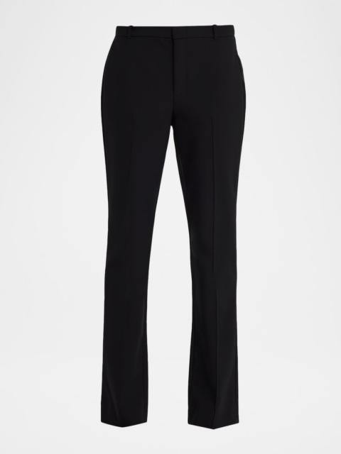 Cotton-Blend Slim Cigarette Pants