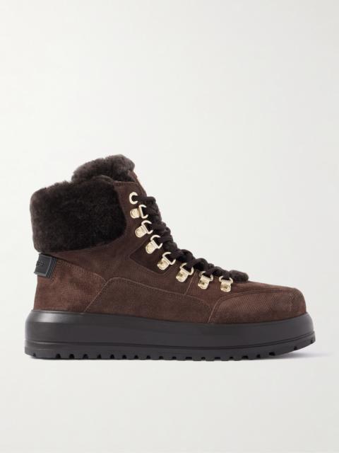 Antwerp Shearling-lined Suede Ankle Boots