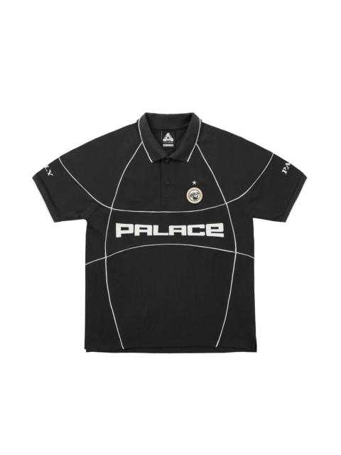 PRO TEAM PIPED POLO BLACK