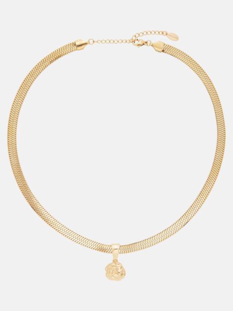 Gold-plated chain necklace