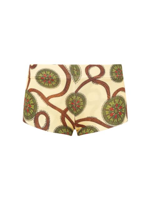 Afra Printed Mini Shorts print