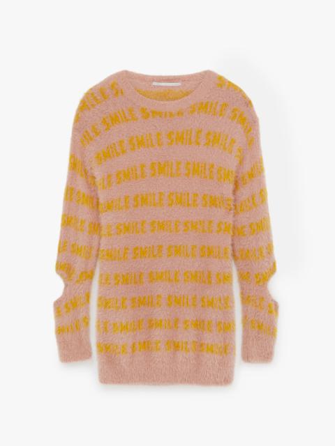 Striped Jacquard Knit Sweater