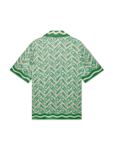 Ping Pong Silk Short Sleeve Shirt