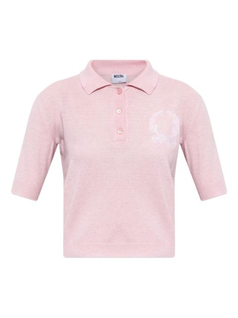 logo-embroidered polo shirt