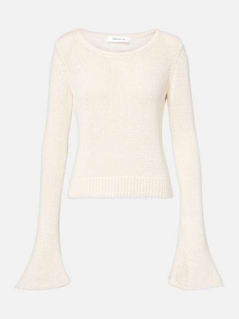 Sei cotton-blend top