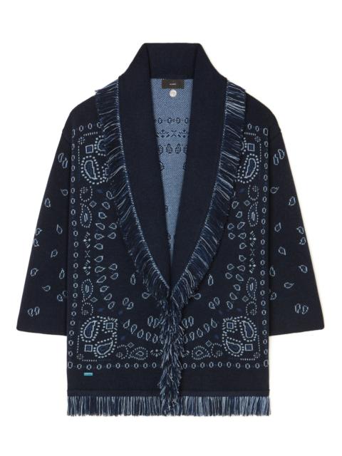 Bandana Jacquard Cardigan