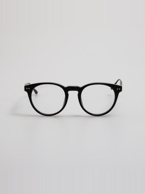 Men's Kaan Oval Optical Frame in Black