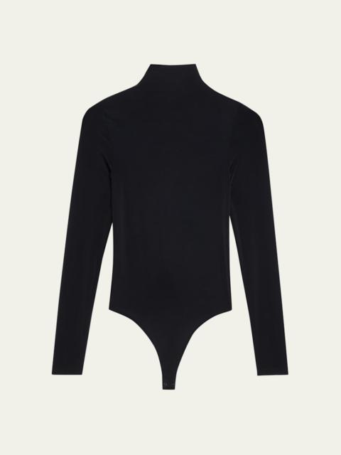 Buenos Aires Mock-Neck String Bodysuit