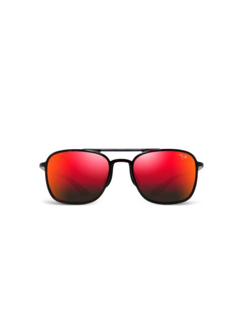 Keokea mirrored square-frame sunglasses