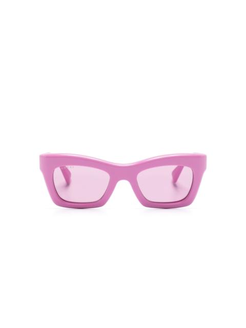 rectangle-frame sunglasses