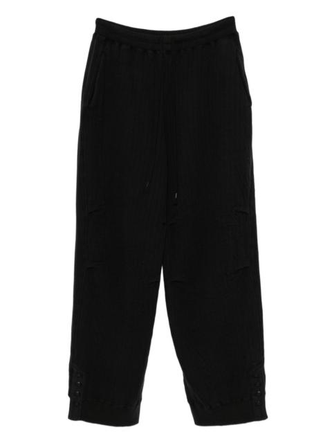 puffer wide leg pant
