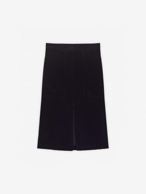 SLIT WORKWEAR SKIRT