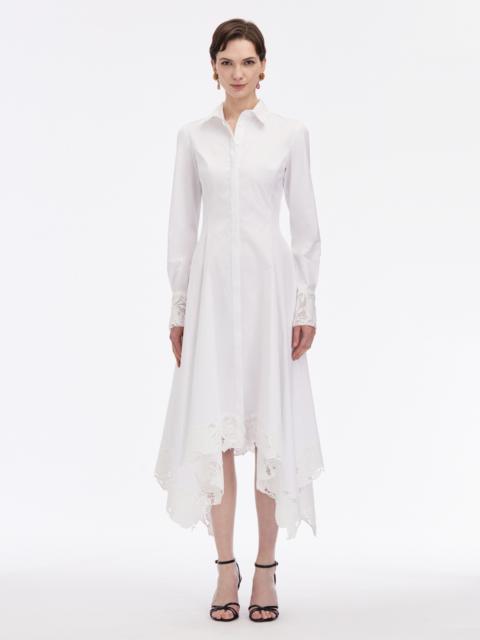 FLORAL GUIPURE HANDKERCHIEF DRESS