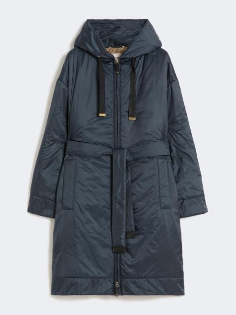 Water-repellent canvas padded parka - MIDNIGHTBLUE