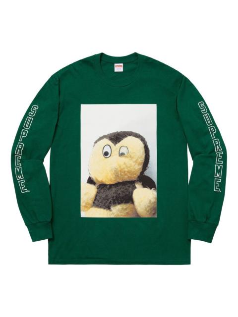 Supreme FW18 Mike Kelley AhhYouth LS Dark Green Tee SUP-FW18-312