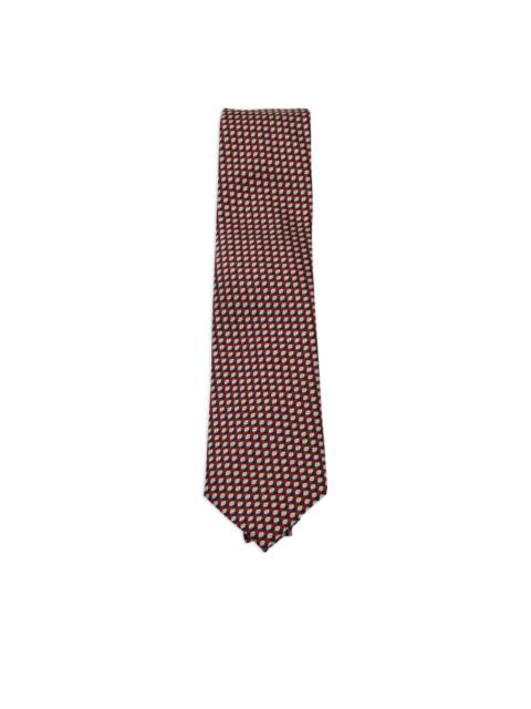 geometric-pattern tie