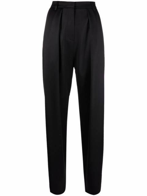 high-waisted oversize tapered trousers