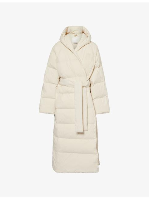 The North Face x SKIMS Nuptse Belted Shell-Down Parka