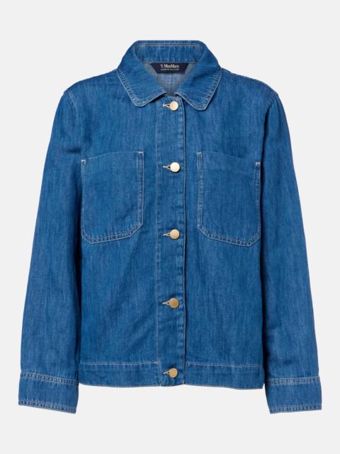 Galante cotton and linen denim jacket