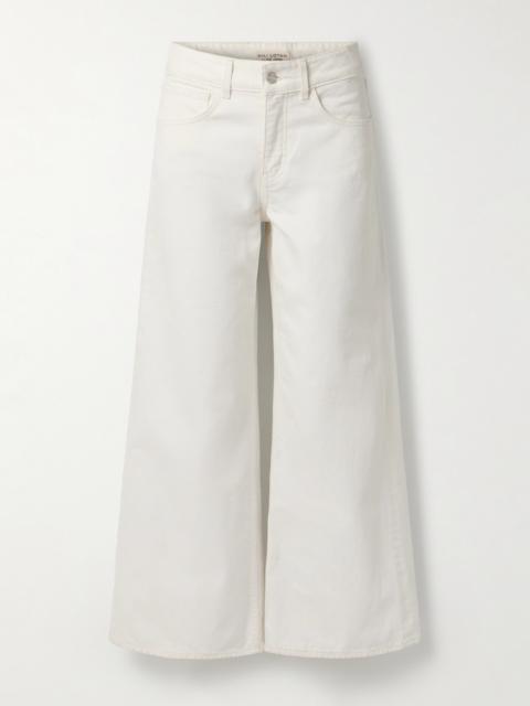 Marlene Cropped High-rise Wide-leg Jeans