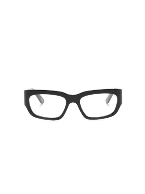 rectangle-frame glasses