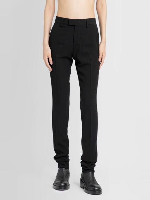 Ann Demeulemeester Woman Black Trousers