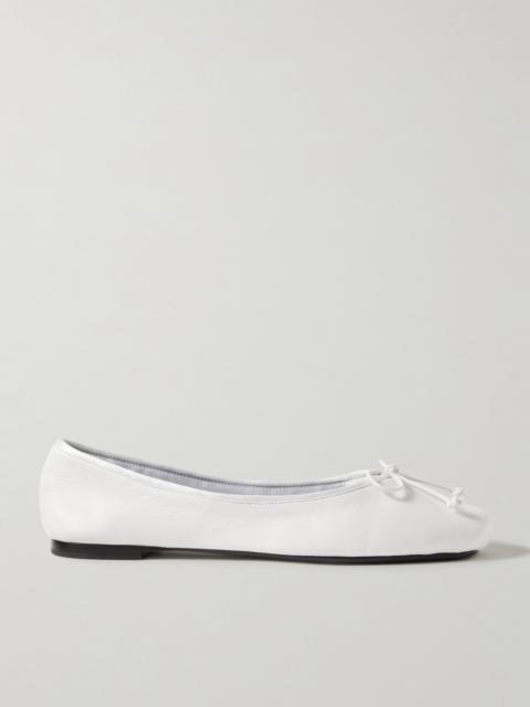 Charlotte Leather Ballet Flats