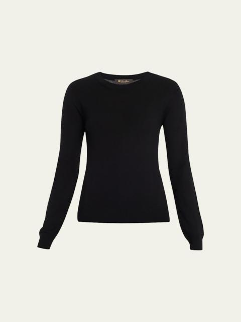 Long-Sleeve Cashmere Sweater