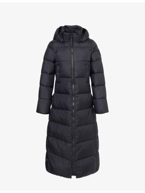 Mystique Long Puffer Nylon-Down Jacket