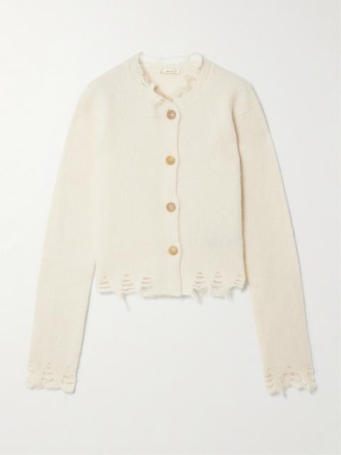 Jill Distressed Knitted Cardigan