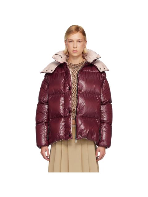 Pink Parana Hooded Short Down Jacket