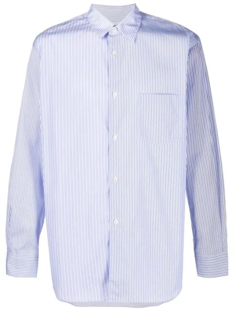 stripe-print long-sleeve shirt