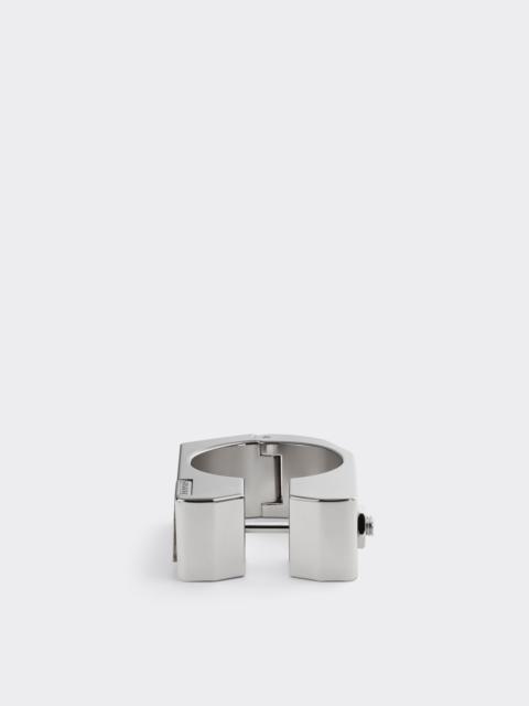 Polished chrome bracelet