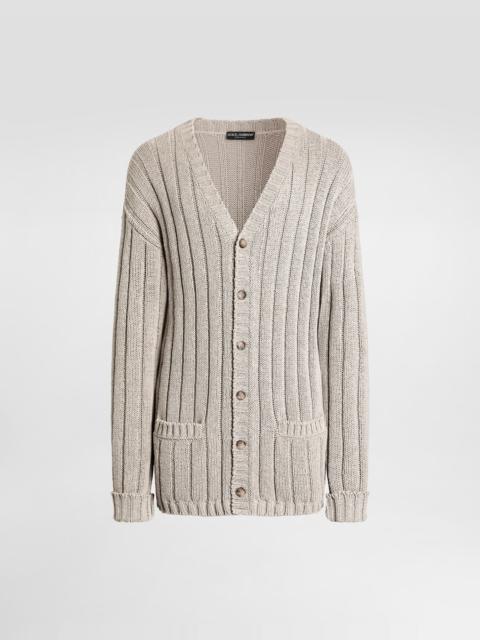 Cotton-blend cardigan