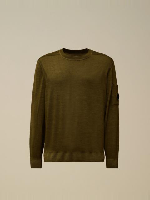 Merino Wool Crewneck Lens Sweater