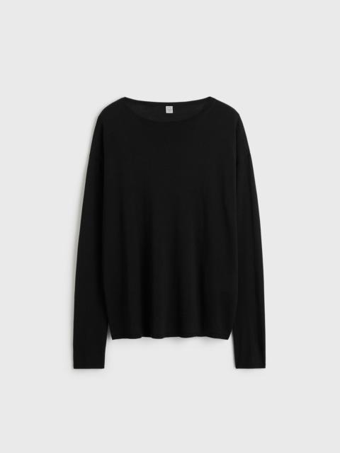 Longline knit black