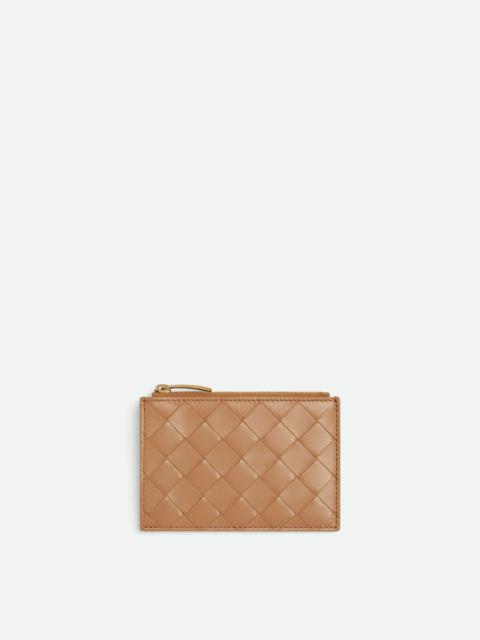 Intrecciato Zipped Card Case
