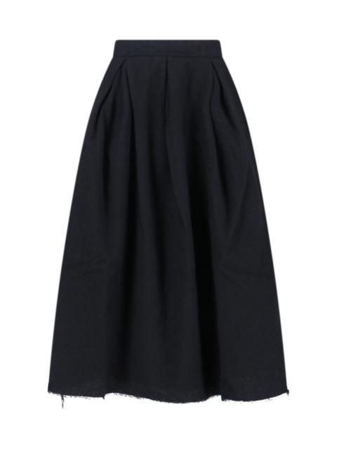 PLEATED MIDI SKIRT