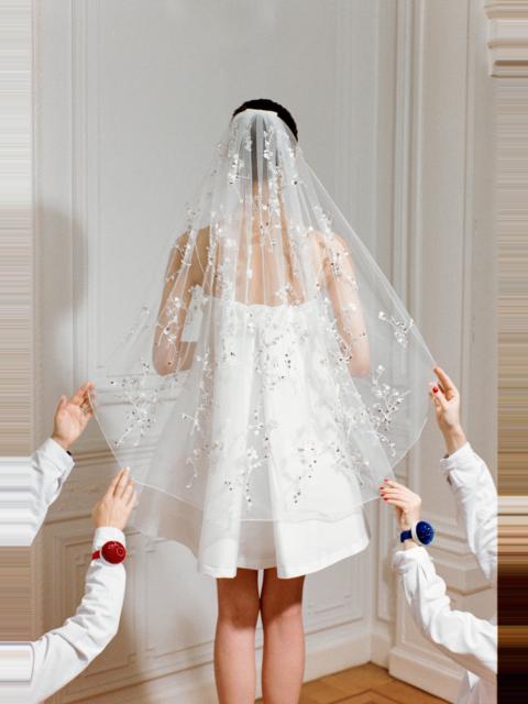 Midi Veil Little Flower Embroidery