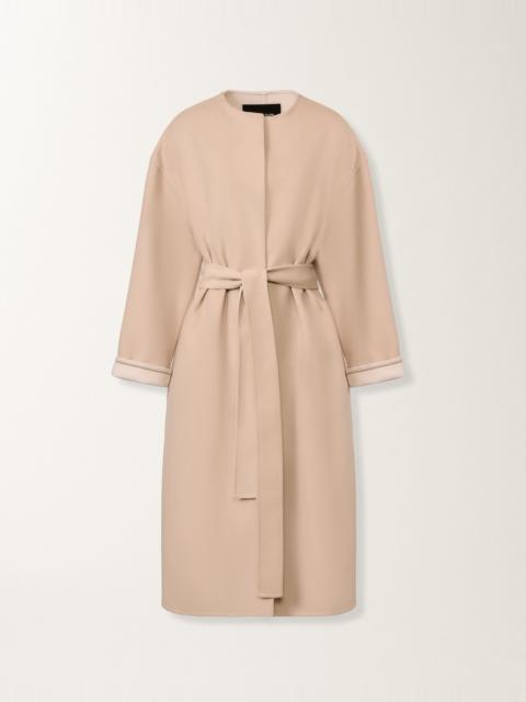 Double wool coat