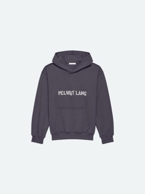 CRUMPLED LOGO HOODIE